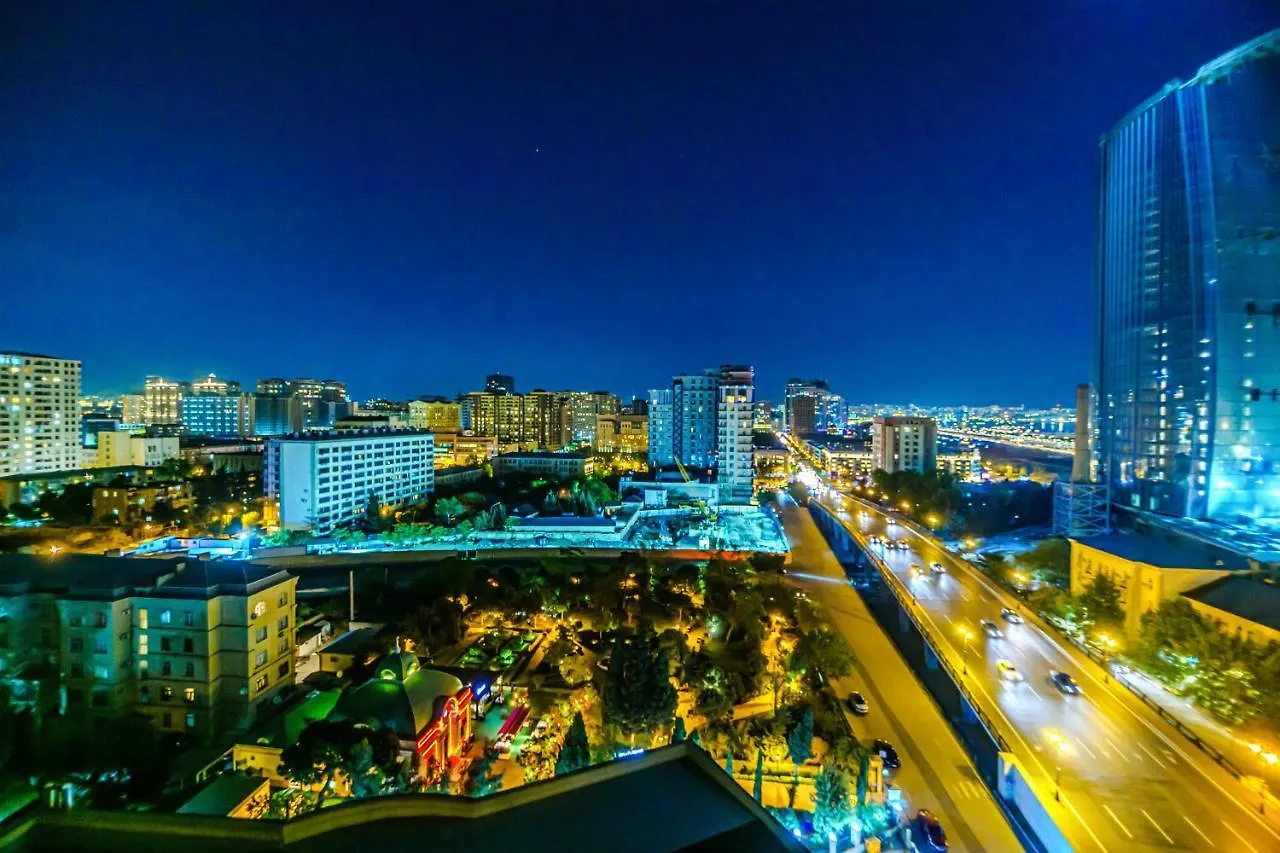 Building Ferrari In Front Port Baku Aparthotel 0*,  Azerbaijan
